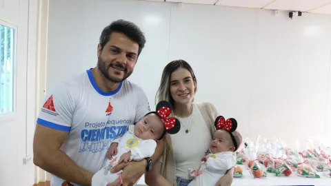 Visita das crianças