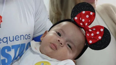 Visita das crianças