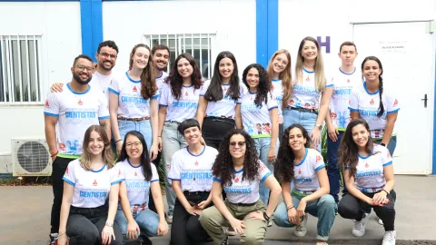 Visita das crianças