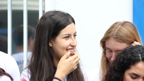 Visita das crianças