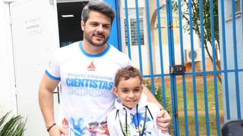 Visita das crianças