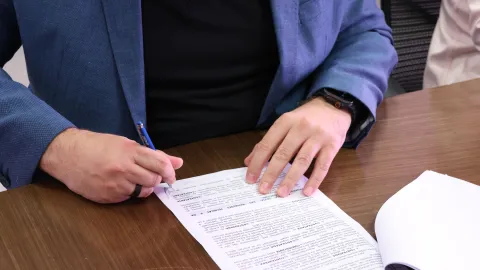 Assinatura da parceria