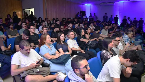 Aula Inaugural do curso Bacharelado em Inteligência artificial (Foto: Milton Santos)