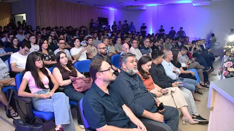 Aula Inaugural do curso Bacharelado em Inteligência artificial (Foto: Milton Santos)