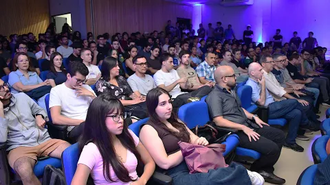 Aula Inaugural do curso Bacharelado em Inteligência artificial (Foto: Milton Santos)