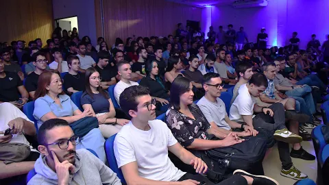 Aula Inaugural do curso Bacharelado em Inteligência artificial (Foto: Milton Santos)