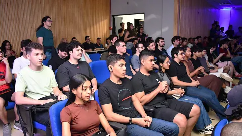Aula Inaugural do curso Bacharelado em Inteligência artificial (Foto: Milton Santos)