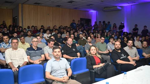 Aula Inaugural do curso Bacharelado em Inteligência artificial (Foto: Milton Santos)