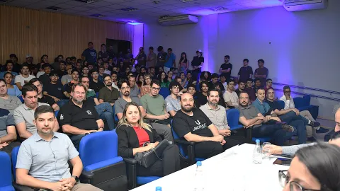 Aula Inaugural do curso Bacharelado em Inteligência artificial (Foto: Milton Santos)