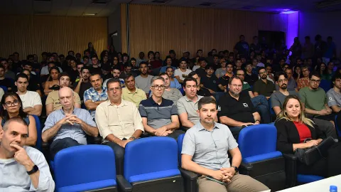 Aula Inaugural do curso Bacharelado em Inteligência artificial (Foto: Milton Santos)