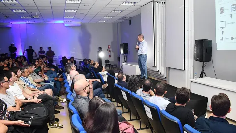 Aula Inaugural do curso Bacharelado em Inteligência artificial (Foto: Milton Santos)
