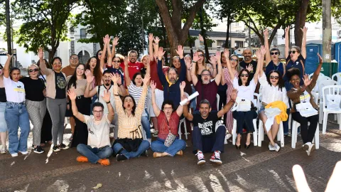 Aula pública promovida é pela UFU em Uberlândia (Foto: Milton Santos)