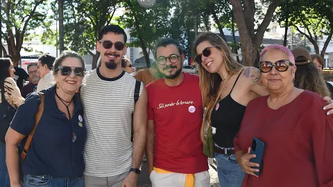 Aula pública promovida é pela UFU em Uberlândia (Foto: Milton Santos)
