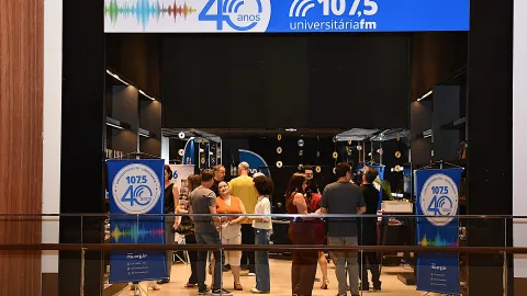 40 anos da Rádio Universitária - FM 107.5 (Foto: Milton Santos) 