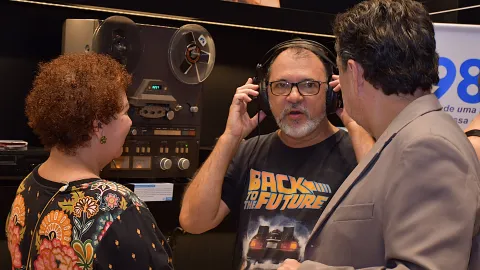 40 anos da Rádio Universitária - FM 107.5 (Foto: Milton Santos) 