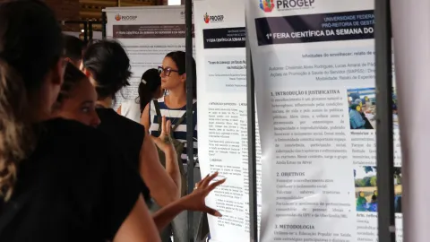 1ª Feira Científica da Semana do Servidor e da Servidora UFU 2026 (foto: Marco Cavalcanti)