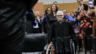 Cerimônia de posse de Carlos Henrique de Carvalho no cargo de reitor da UFU (foto: Marco Cavalcanti)