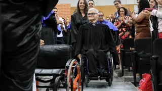 Cerimônia de posse de Carlos Henrique de Carvalho no cargo de reitor da UFU (foto: Marco Cavalcanti)