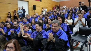 Cerimônia de posse de Carlos Henrique de Carvalho no cargo de reitor da UFU (foto: Marco Cavalcanti)