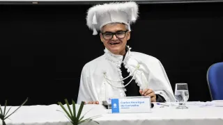 Cerimônia de posse de Carlos Henrique de Carvalho no cargo de reitor da UFU (foto: Marco Cavalcanti)