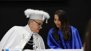 Cerimônia de posse de Carlos Henrique de Carvalho no cargo de reitor da UFU (foto: Marco Cavalcanti)