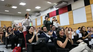 Cerimônia de posse de Carlos Henrique de Carvalho no cargo de reitor da UFU (foto: Marco Cavalcanti)