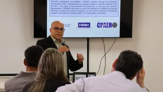 Parceria CPAERO/UFU E Applus Idiada (Foto: Maria Eduarda Amorim)