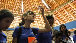 O Brincando e Aprendendo é aberto à população em geral (foto: Marco Cavalcanti)