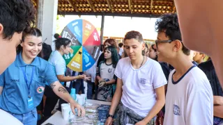 O Brincando e Aprendendo é aberto à população em geral (foto: Marco Cavalcanti)