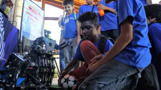 O Brincando e Aprendendo é aberto à população em geral (foto: Marco Cavalcanti)