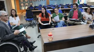 Entrega da minuta da comissão de inclusão e acessibilidade  (foto: Marco Cavalcanti)