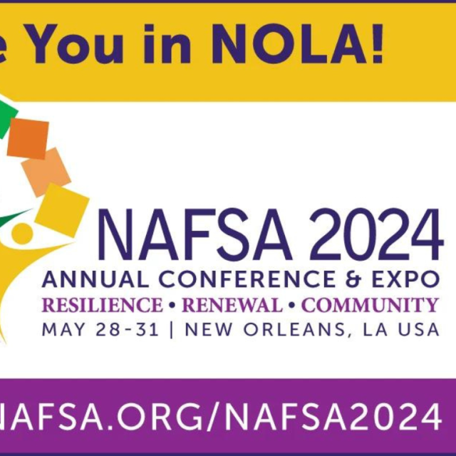 Capa do evento Nafsa 2024